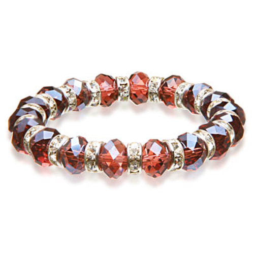 Alexander Kalifano BLUE-BGG-11 Gorgeous Glass Bracelet -Tourmaline
