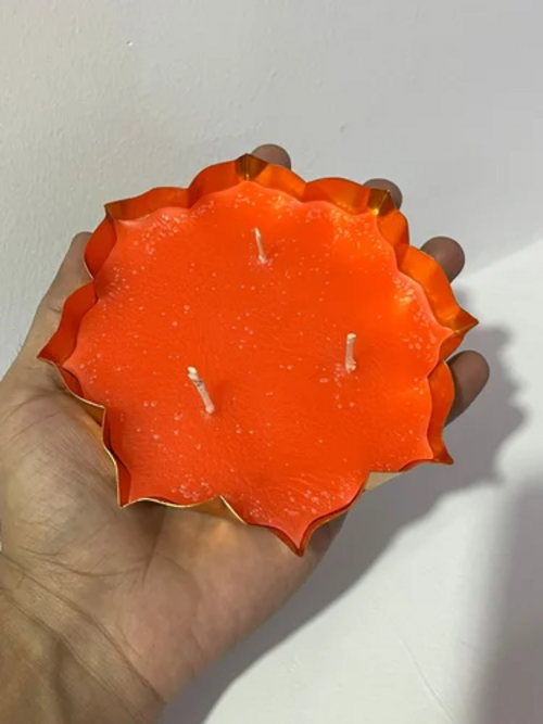 Metal Lotus Tea Light Holder