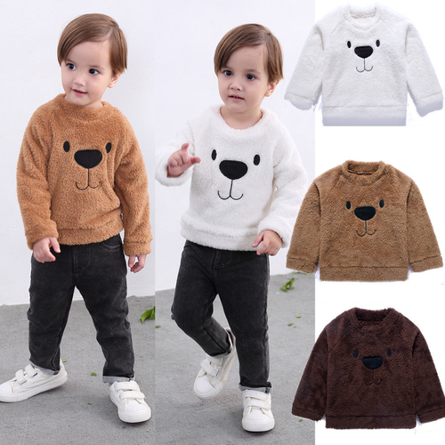 Newly Winter Cute Bear Toddler Kids Baby Girls