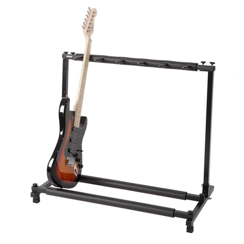 Triple Folding Multiple Guitar Holder Rack Stand 