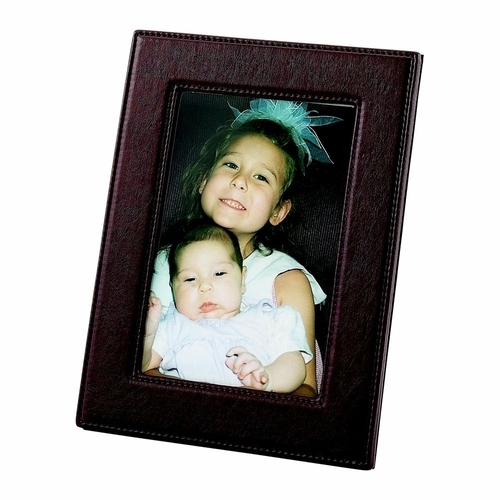 Creative Gifts International 056177 8 x 10 in. Leatherette Frame with 