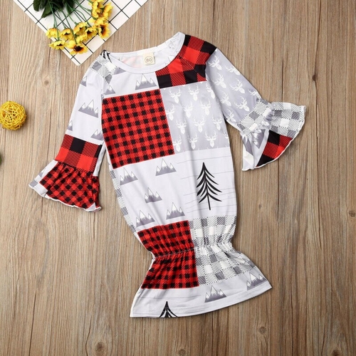 2019 Pudcoco Autumn Christmas Print Newborn Baby