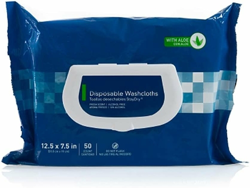 Personal Wipes Case of 600 Pre-moistened Wipes in Soft Packs Personal
