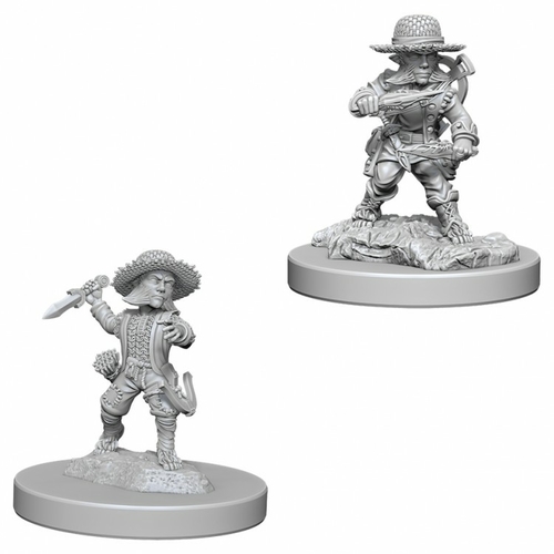 WizKids WZK73407 Male Halfling Rogue W6 Pathfinder Deep Cuts Miniature
