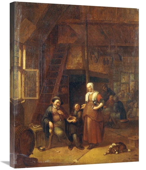 Global Gallery GCS-266186-30-142 30 in. The Interior of an Inn with a 