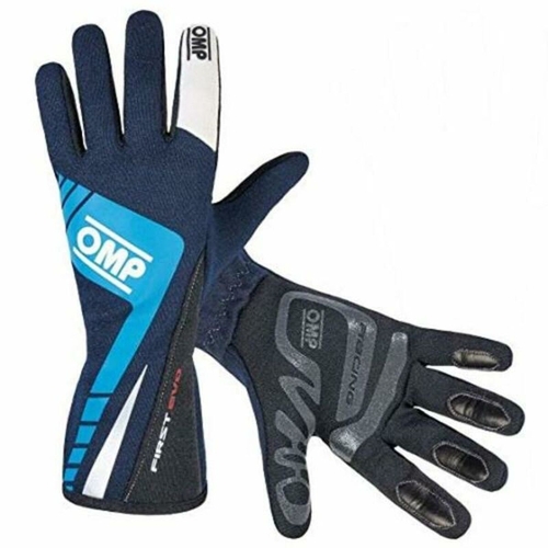 Gloves OMP FIRST EVO Blue Black XL