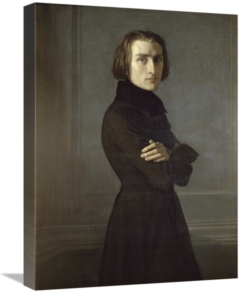 Global Gallery GCS-278214-22-142 22 in. Portrait of Franz Liszt Art Pr