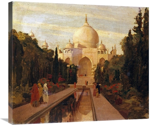 Global Gallery GCS-267052-30-142 30 in. The Taj Mahal Art Print - Vale