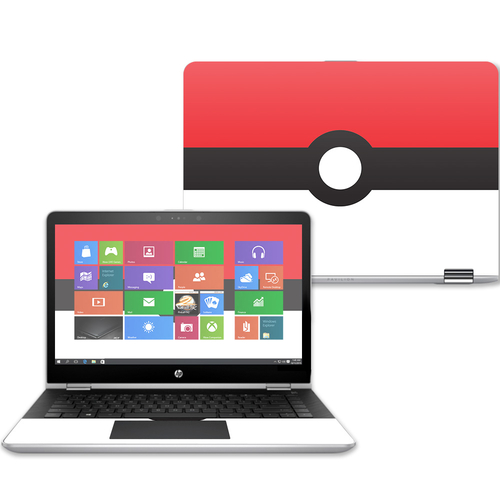 MightySkins HPPX360143-Battle Ball Skin Decal Wrap for 14 in. HP Pavil