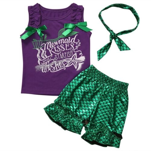 Fashion Toddler Kids Baby Girls Mermaid