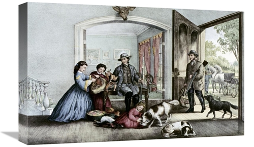 Global Gallery GCS-277182-22-142 22 in. Home From the Woods Art Print 