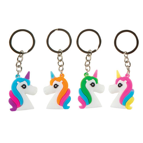 Unicorn Head 3D Keychain