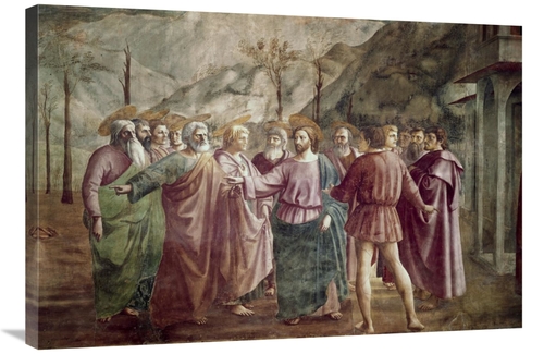 Global Gallery GCS-278422-36-142 36 in. Tribute Money Art Print - Masa