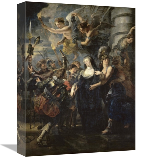 Global Gallery GCS-279930-16-142 16 in. The Flight From Blois - Life o