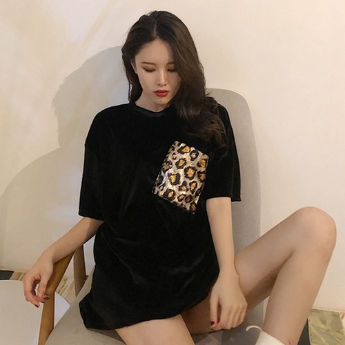 Korean Ladies Casual Oversized T shirt Women Half