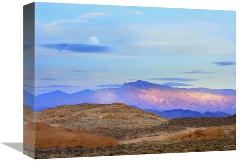 Global Gallery GCS-397147-1216-142 12 x 16 in. Sunset Lighting Up Moun