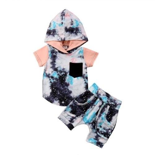 Cotton Newborn Baby Girls Boys Hoodie Short Sleeve