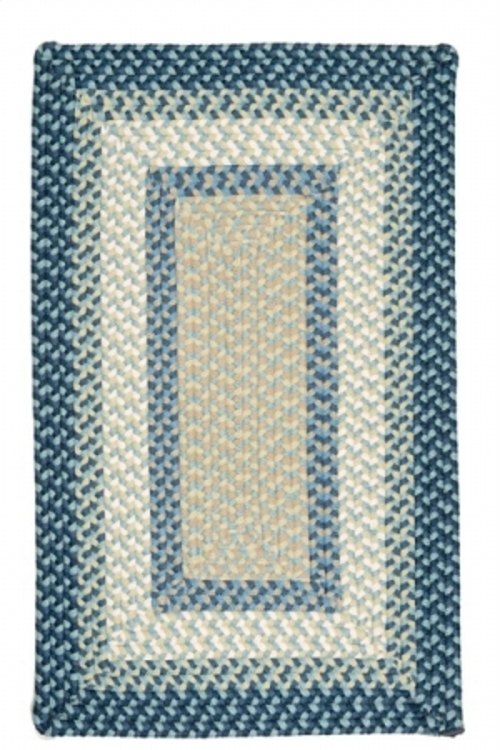 Colonial Mills Rug MG59R024X096R Montego - Blue Burst 2 ft. x 8 ft. Br