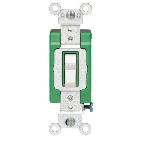 Leviton 03032-2WS 30amp White Industrial Grade Switch
