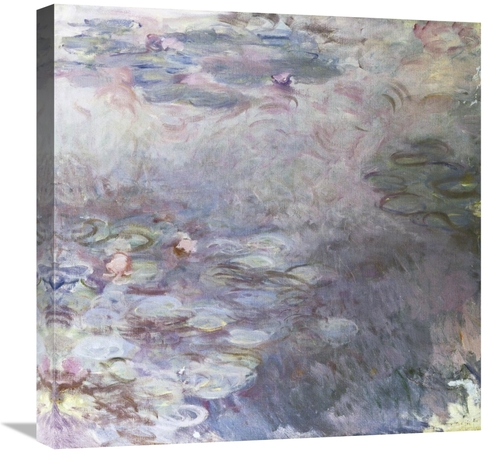 Global Gallery GCS-278687-22-142 22 in. Pale Water Lilies - Nympheas C