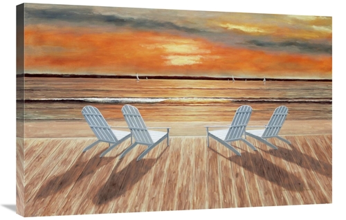 Global Gallery GCS-138445-2436-142 24 x 36 in. Sunset for Four Art Pri