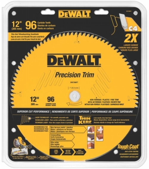 Dewalt Accessories 12in. 96 Tpi Trim Saw Blade  DW7296PT