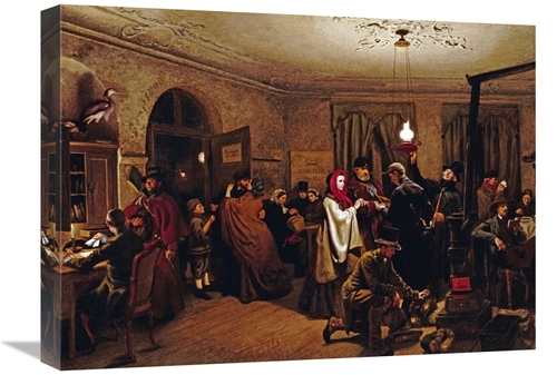 Global Gallery GCS-268521-22-142 22 in. The Departure for America Art 