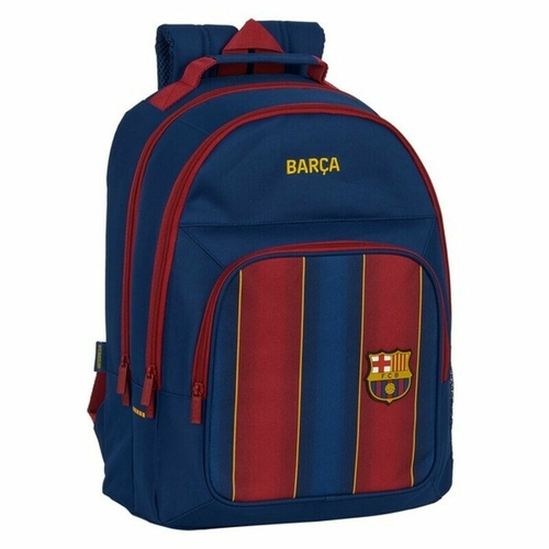 School Bag F.C. Barcelona Maroon Navy Blue