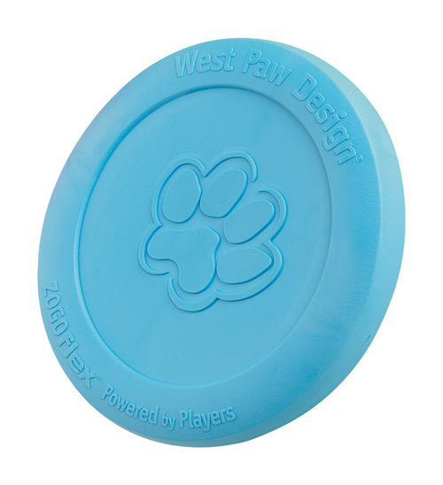 West Paw 8000397 Zogoflex Blue Zisc Disc Synthetic Rubber Frisbee,
