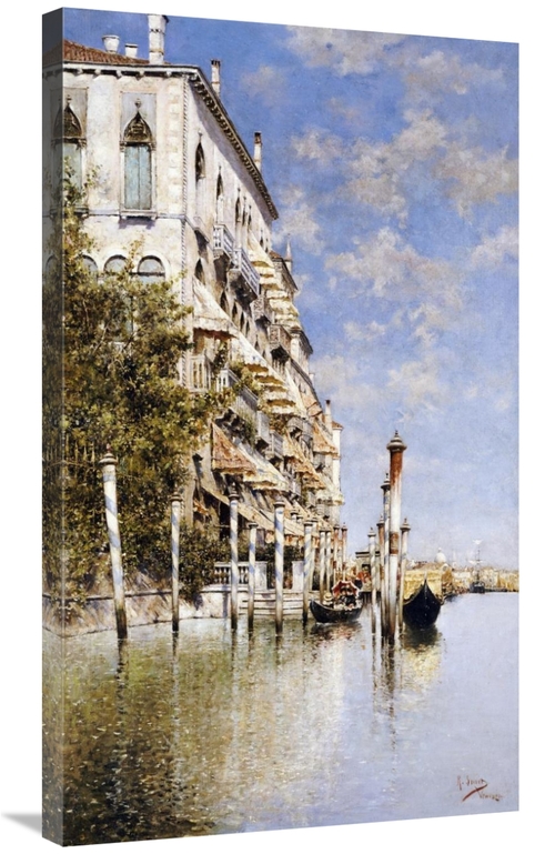 Global Gallery GCS-268530-36-142 36 in. Along the Grand Canal Art Prin