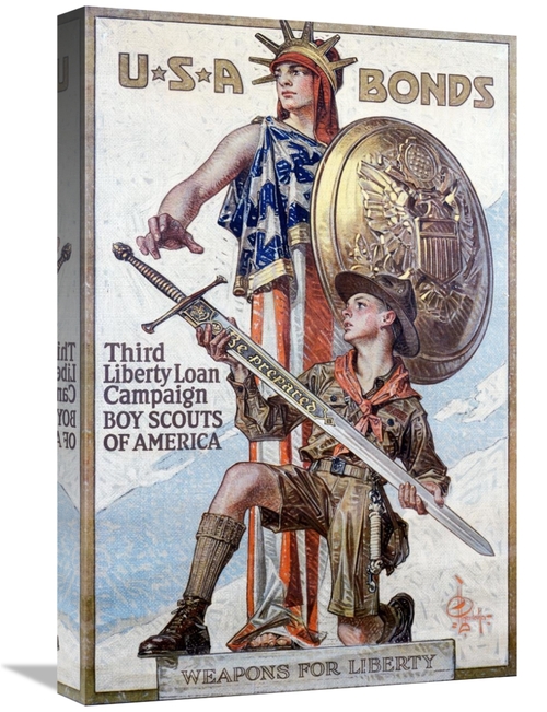 Global Gallery GCS-282235-22-142 22 in. Weapons for Liberty, 1918 