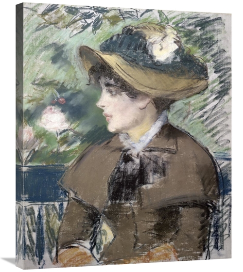 Global Gallery GCS-282391-30-142 30 in. On the Bank Art Print - Edouar