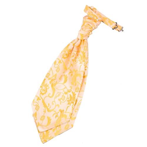 Passion Pre-Tied Ruche Cravat - Gold