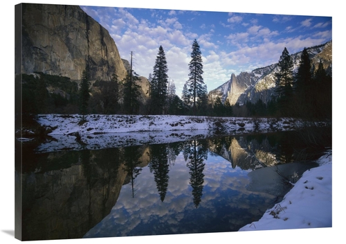 Global Gallery GCS-452027-3040-142 30 x 40 in. El Capitan & the Merced