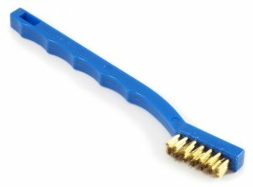 Industries Inc 70489 Wire Brush, Brass With Plastic Handle, 7.