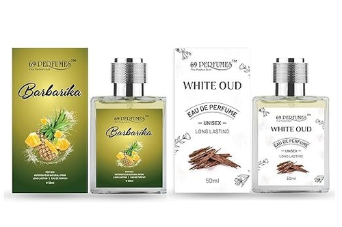 Barbarika & White Oud Combo Perfume for Men & Women-Bergamot, Vanilla,