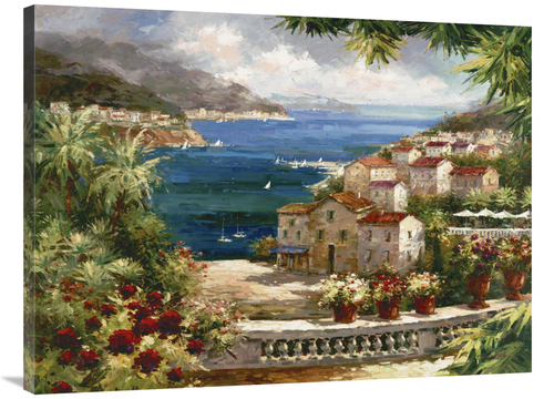 Global Gallery GCS-126673-3040-142 30 x 40 in. Harbor Vista Art Print 