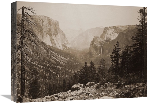 Global Gallery GCS-455360-22-142 22 in. The Yosemite Valley from Inspi