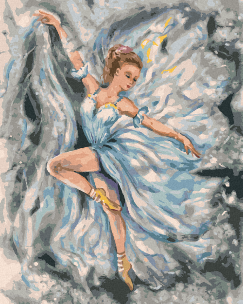 Paint by Numbers - BALLERINA IN A BLUE DRESS