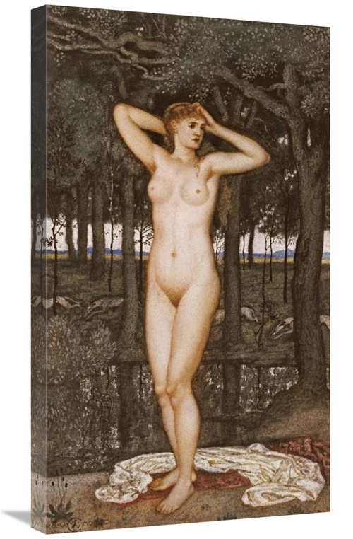 Global Gallery GCS-267889-30-142 30 in. Diana at the Bath Art Print - 