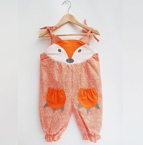 Newborn Baby Girl Boy Casual Cute Fox Romper