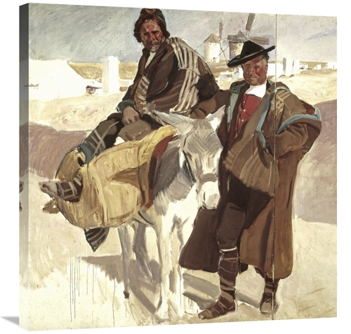 Global Gallery GCS-280126-30-142 30 in. Typical Men of La Mancha Art P