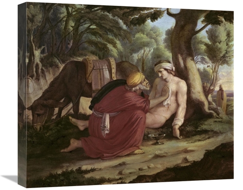 Global Gallery GCS-278573-22-142 22 in. Merciful Samaritan Art Print -