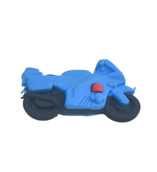 Blue Color Bike Vechicle Eraser