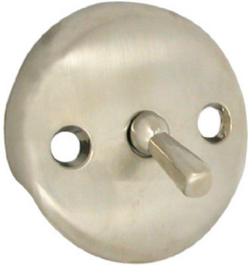 Danco 89231 Tub Overflow Plate With Trip Lever- Brushed Nickel