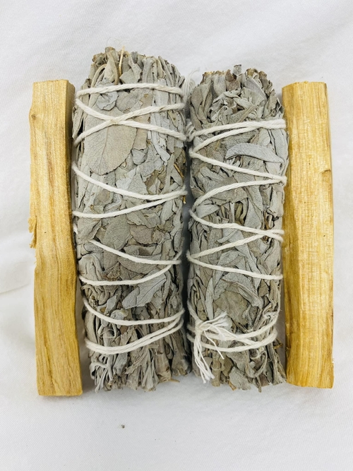 Bholi Sage Plus Home Cleansing and Sage Smudging Kit of White Sage and