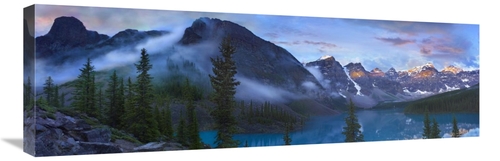 Global Gallery GCS-452117-1236-142 12 x 36 in. Wenkchemna Peaks & Mora