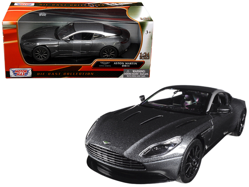 Aston Martin DB11 Silver 1/24 Diecast Model Car by Motormax