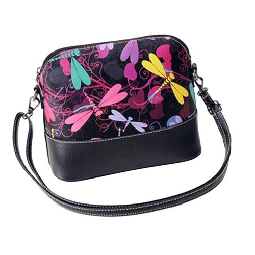 bags for Women Messenger Dragonfly Pattern