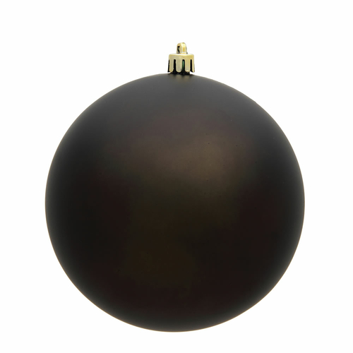 Vickerman N591284DMV 4.75 in. Gunmetal Matte UV Christmas Ornament Bal